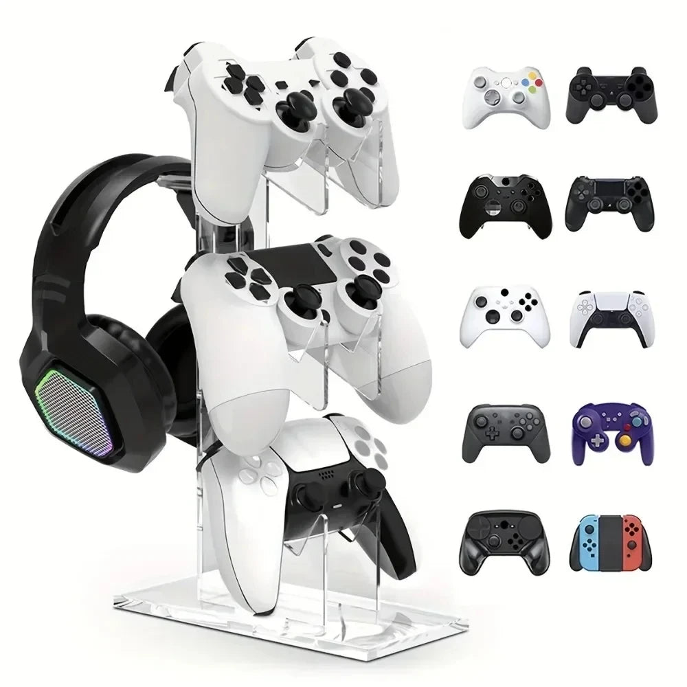 Controller Game Accessories for PlayStation 5 4 3 2 PS5 PS4 PS3 DualSense DualShock Switch Pro Xbox Controller Holder Game Stand