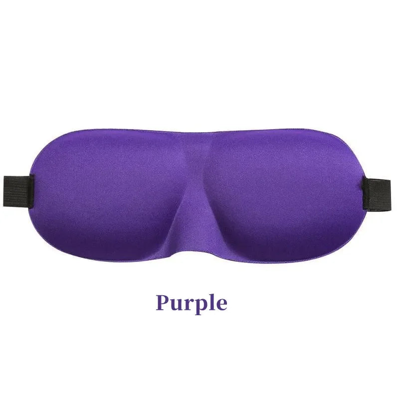Couvre-yeux léger et confortable, masque de couchage profilé en 3D doux, ombre respirante pour hommes et femmes, aide au repos en voyage nocturne