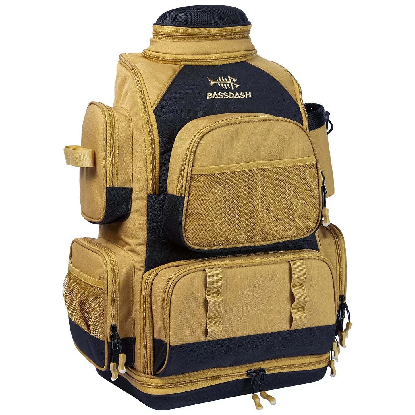 Bassdash Multifonctionnel De Pêche Sac À Dos Léger Tactique Doux S'attaquer Boîte avec Housse De Protection Pluie