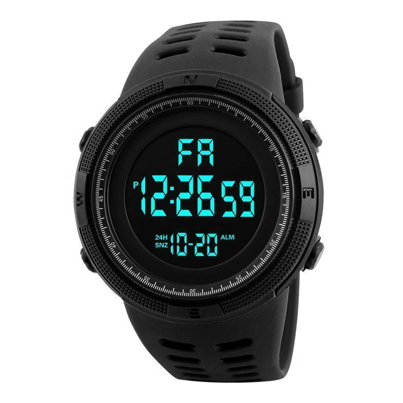 Men's Digital Watches Multifunction Military Men's Sports Watch Sweat Resistant Luminous Men's Student Electronic Watch
