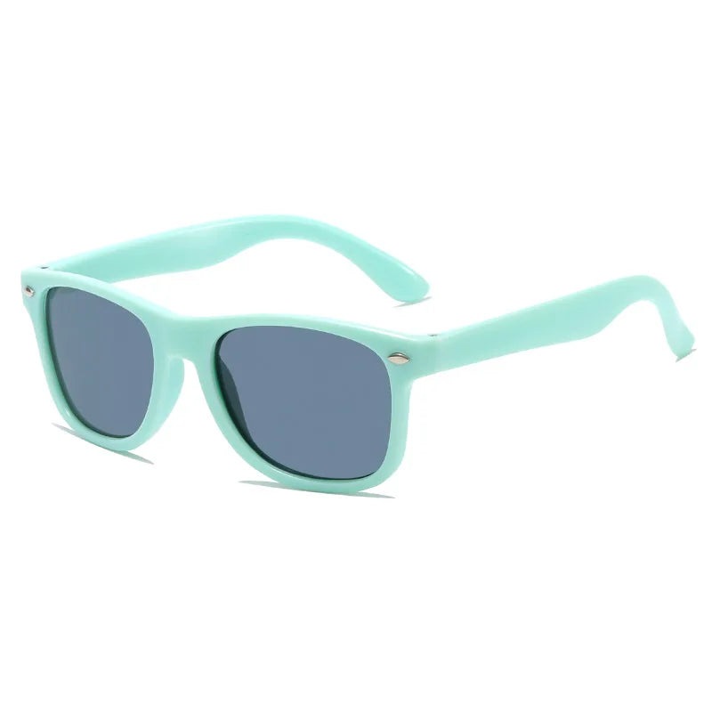 Nuevas gafas de sol a juego con los colores para niños y niñas, versión, parasol de verano BaBy resistentes a los rayos UV