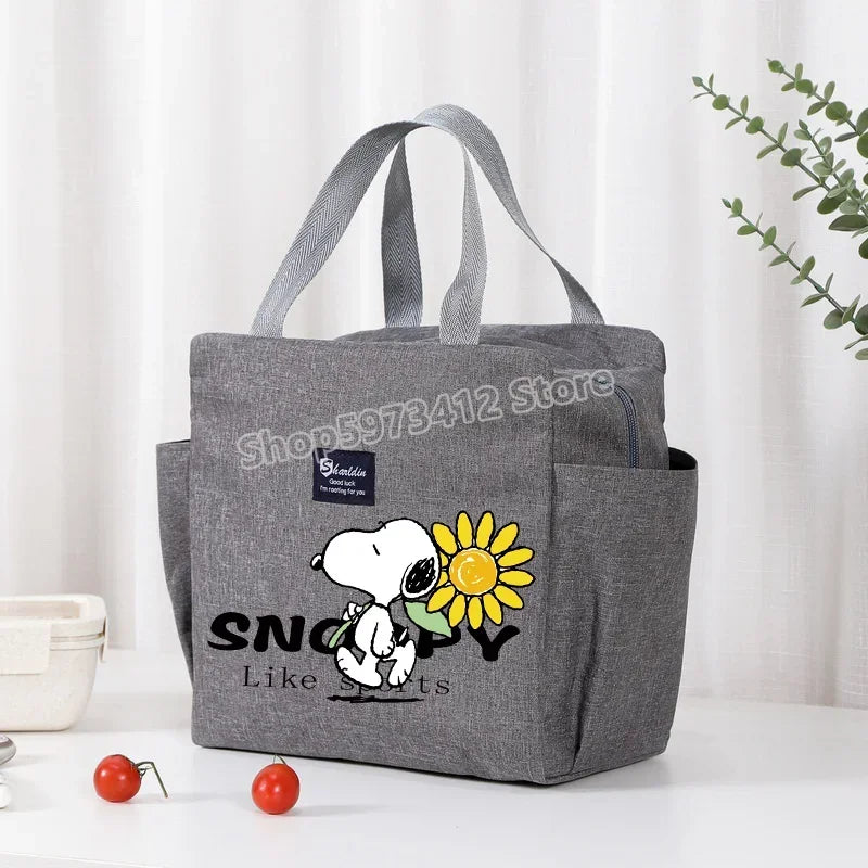 Sac isotherme portable pour déjeuner et boissons — mignon, thermique, pique-nique, cadeau enfants