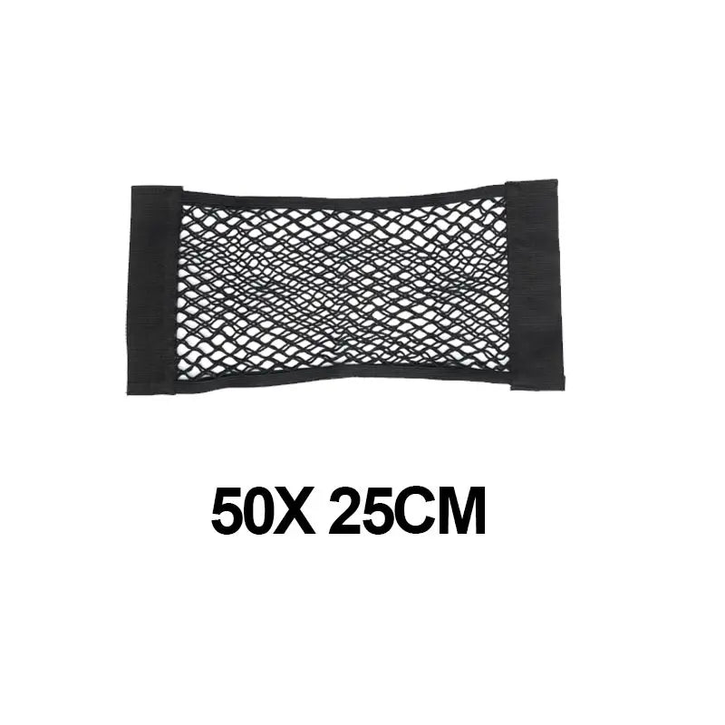 Car Trunk Storage Bag, Nylon Mesh Nets, Car Rear Trunk Organizer, Elastic String Luggage Net Holder, Pocket Vehicle Supplies