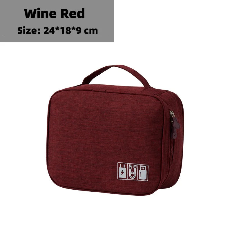 Sac de Rangement Numérique Électronique Voyage — Écouteurs, Câbles & Accessoires