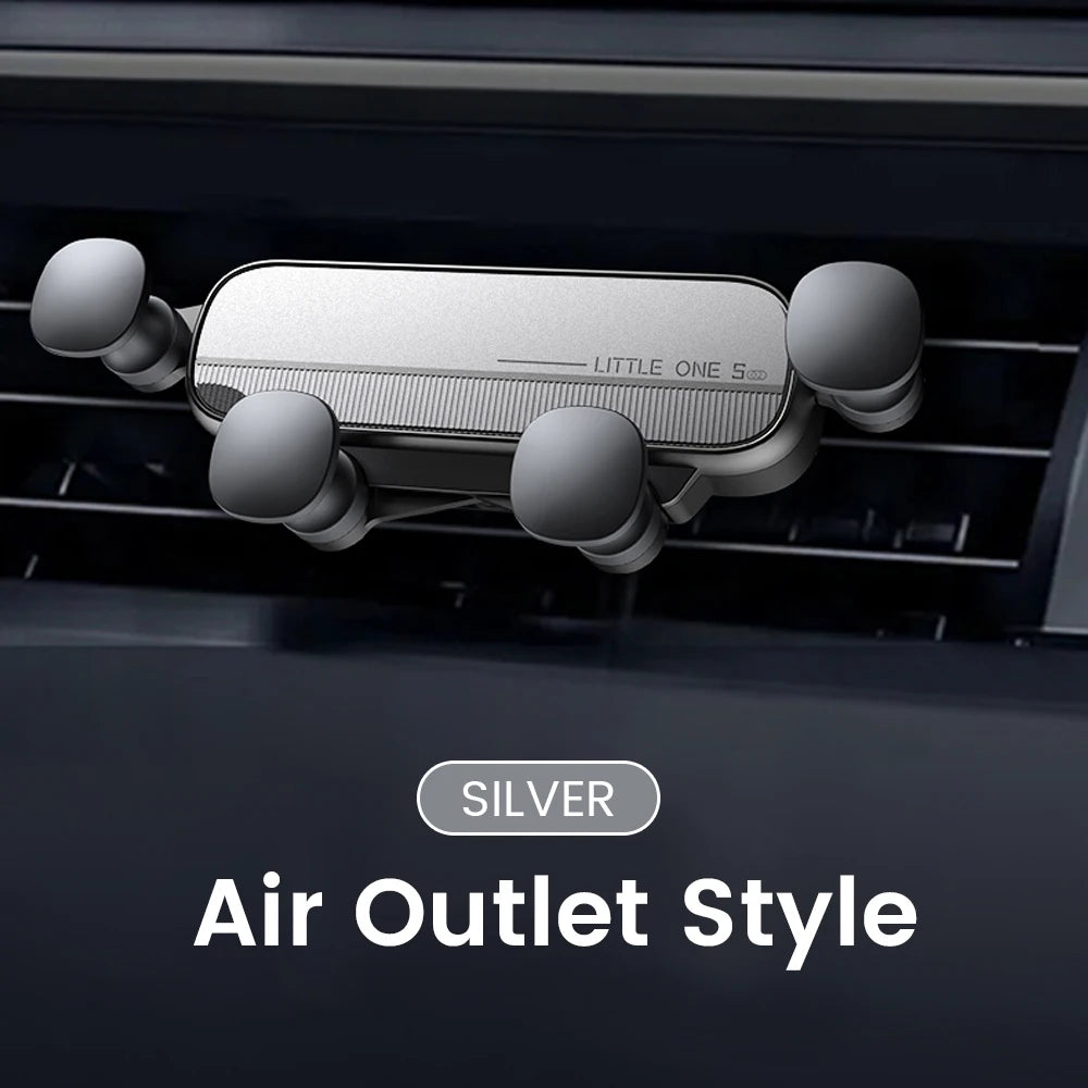 Soporte de teléfono móvil para coche por gravedad, Soporte de ventilación para teléfono móvil en el coche, Soporte GPS universal para iPhone 13 12 Xiaomi