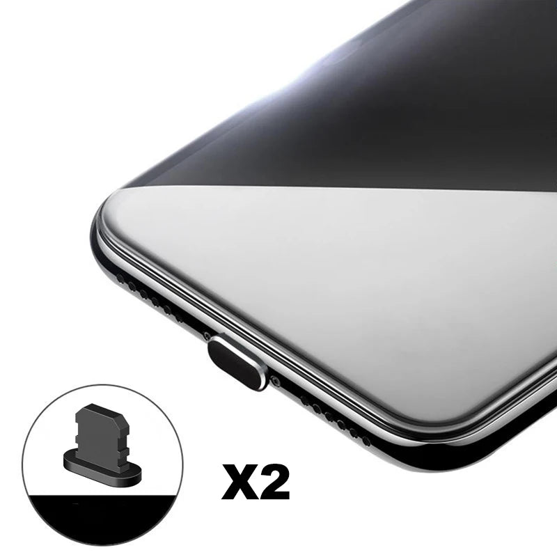 Kit de nettoyage anti-poussière pour port de chargement téléphone — brosse clavier ordinateur