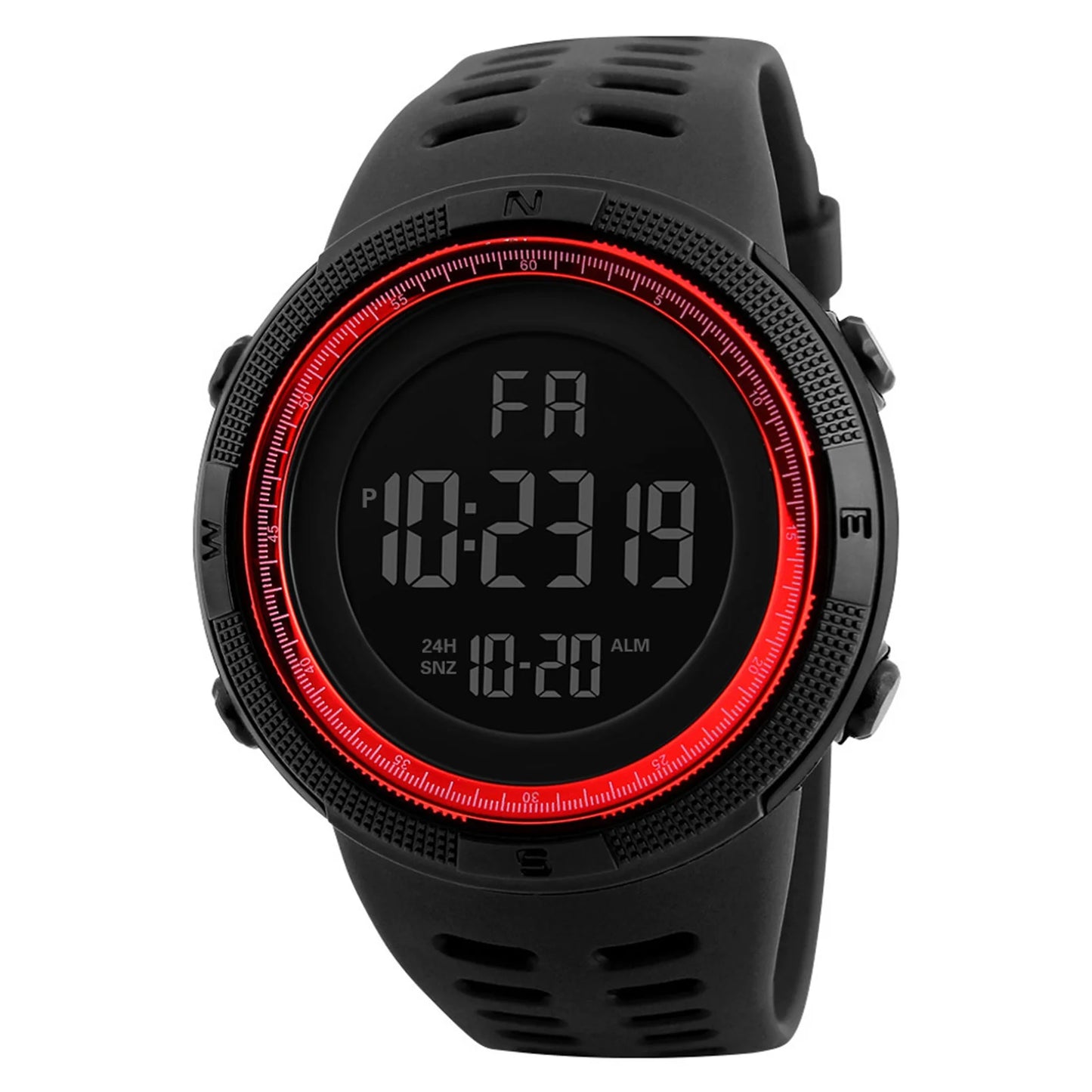 Men's Digital Sport Watch, Waterproof, Casual, Luminous, Stopwatch, Alarm, Simple Military Watch for Running, Climbing, Fishing