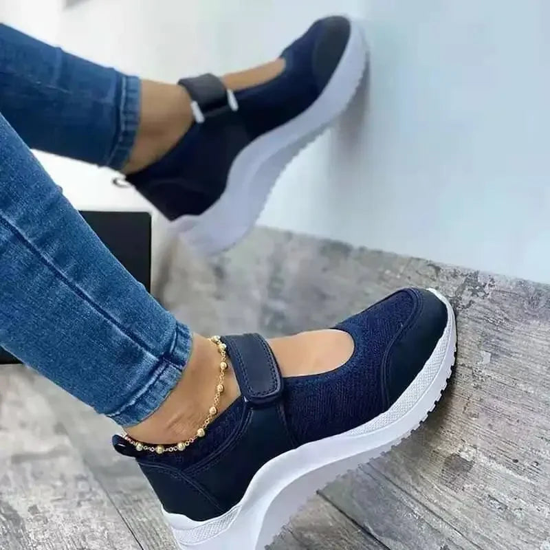 Women's Summer Dance Shoes, Casual Sneakers, Breathable Mesh, Platform, Matching