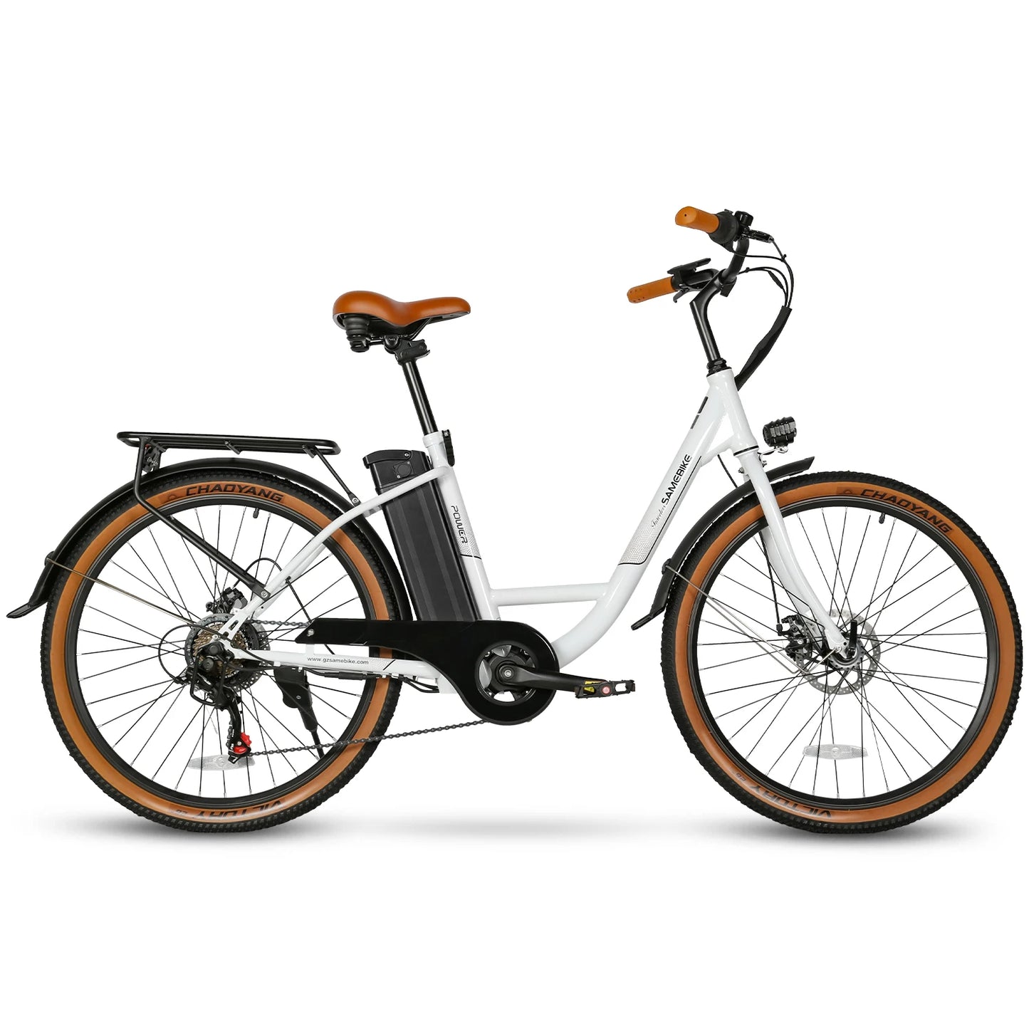 Samebike Lightweight Electric Bike 350w Motor 36V10.4AH Battery Electric Bicycle 30 km/h City Commute Adult Riding E-bike