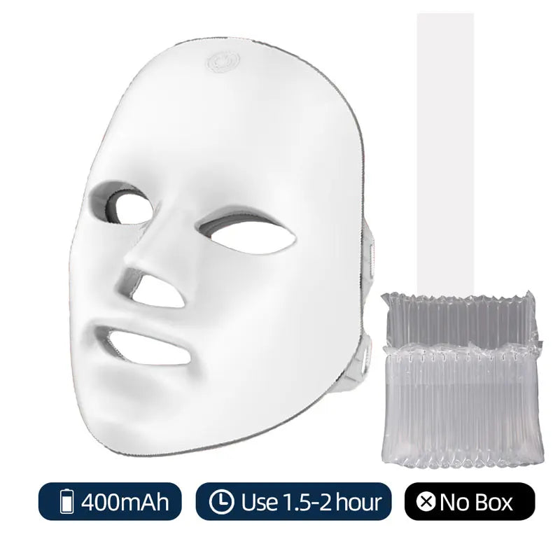 7 Colors LED Facial Mask, LED Repair Skin Beauty Machine, Wireless Use