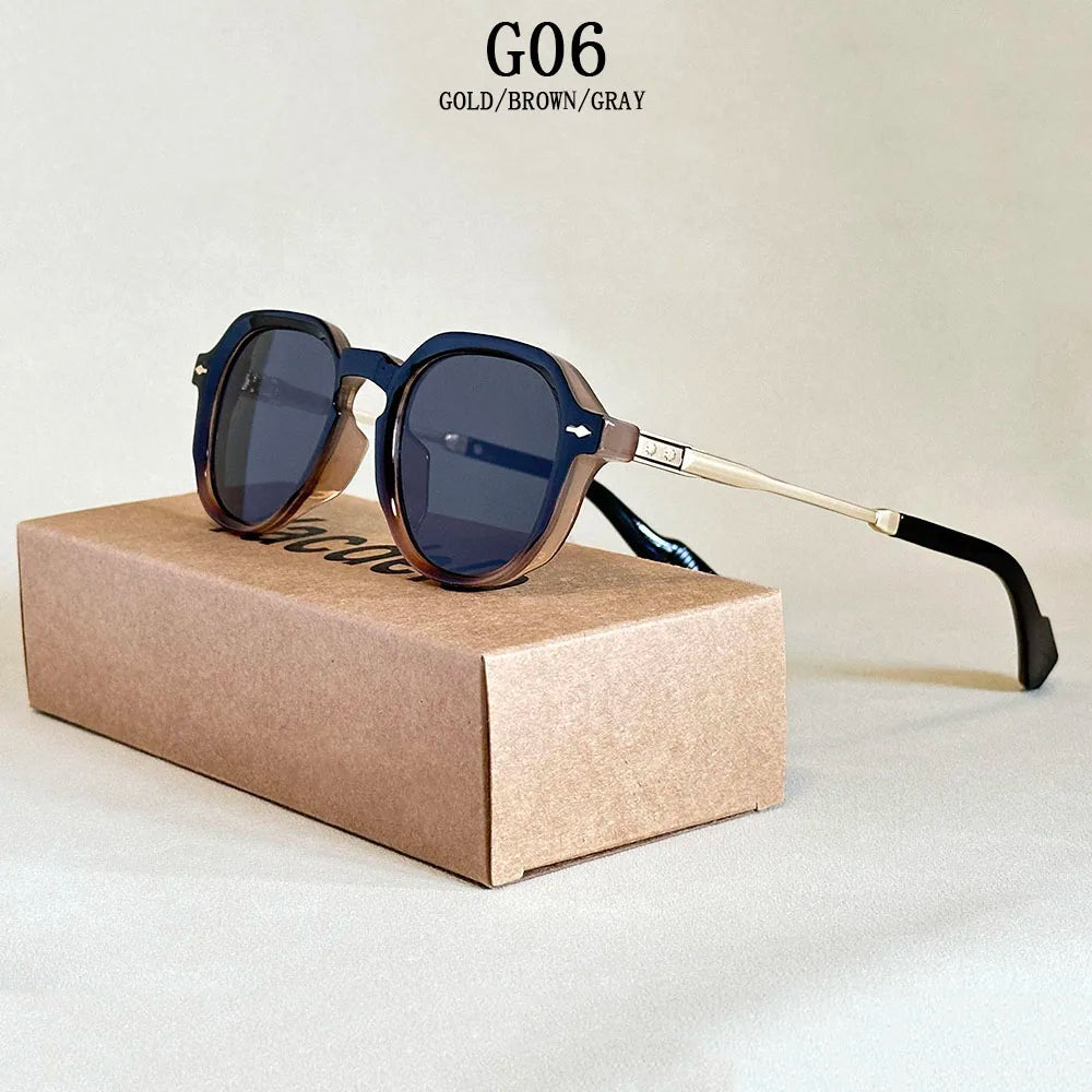 Lunettes de soleil ovales pour hommes vintage — femmes, mode, 2025