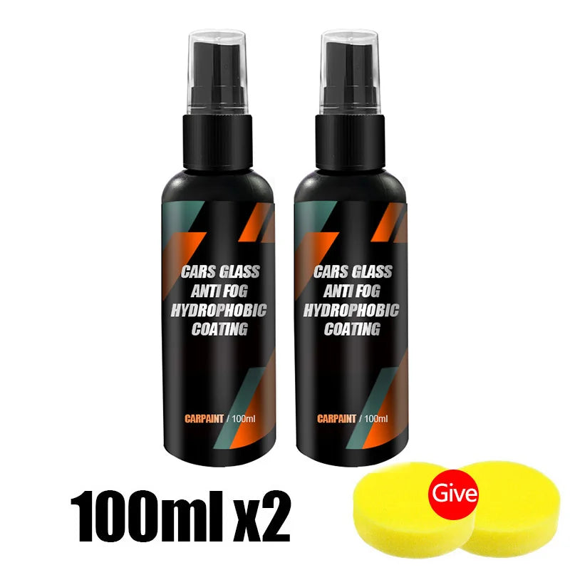 Car hydrophobic spray, car anti-rain coating, hydrophobic glass, anti-rain liquid, windshield mirror mask, automotive chemical age