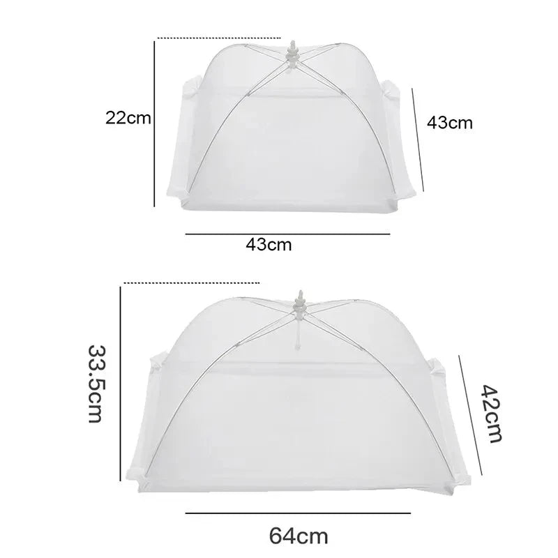 Foldable and Washable Mesh Food Cover, Anti-insect Table Cover, Protective Dish Cover, Home Kitchen Storage Accessories