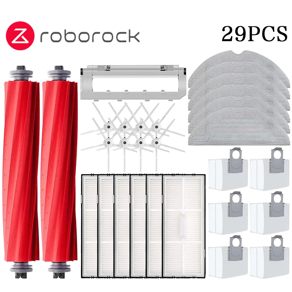 Cepillo lateral principal, mopa, filtro Hepa, bolsa para el polvo, cepillo rodante de limpieza Roborock S7 Maxv Ultra S7 Pro Ultra, accesorios para aspiradora robot