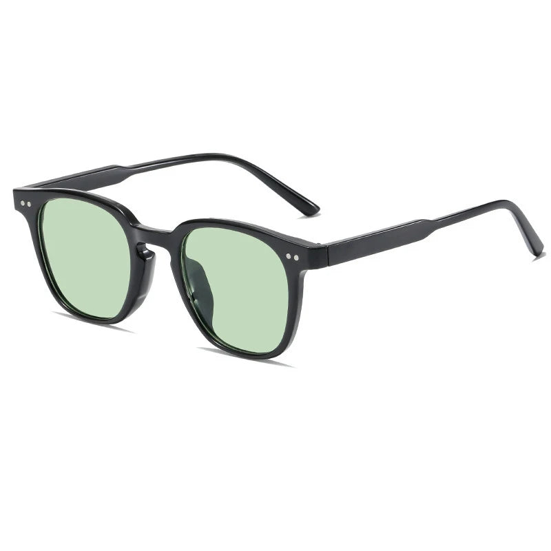 Lunettes de Soleil Carrées Vintage Femme & Homme — Petites Rondes Mode