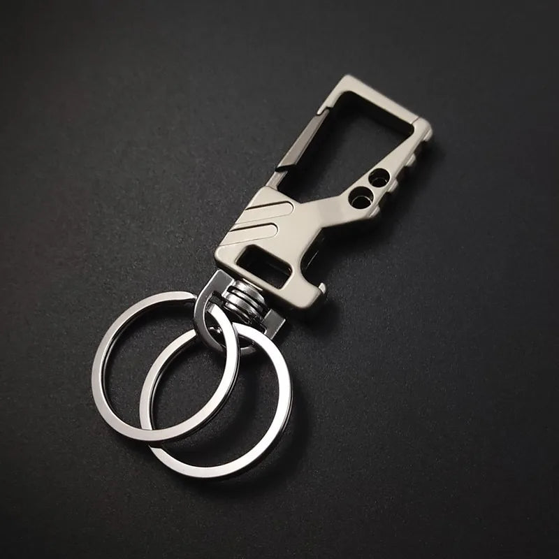 1 pièces porte-clés robuste ouvre-bouteille mousqueton porte-clés de voiture en métal pour hommes et femmes porte-clés d'ouverture de bière porte-clés