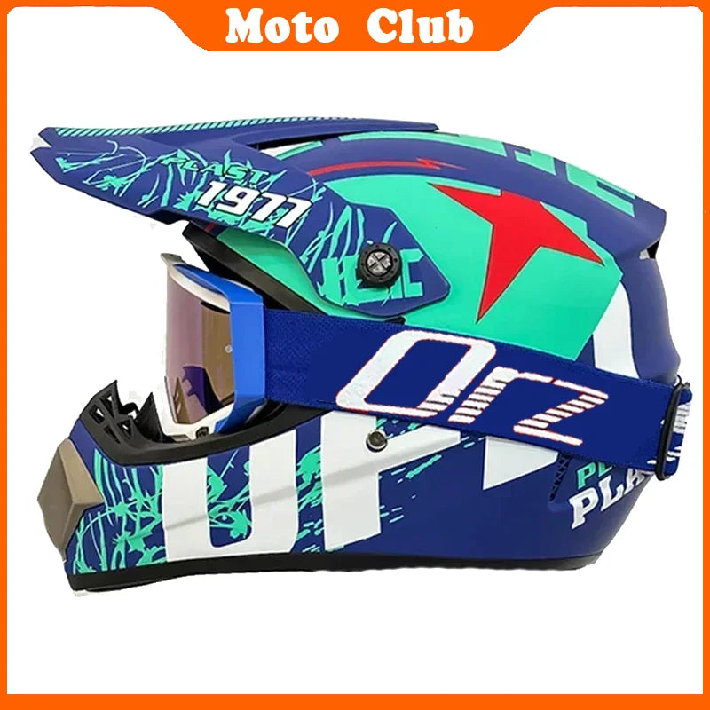 Casco de moto profesional Motocross todoterreno casco de protección para niños casco todoterreno gafas Capacete De Motocicleta regalos