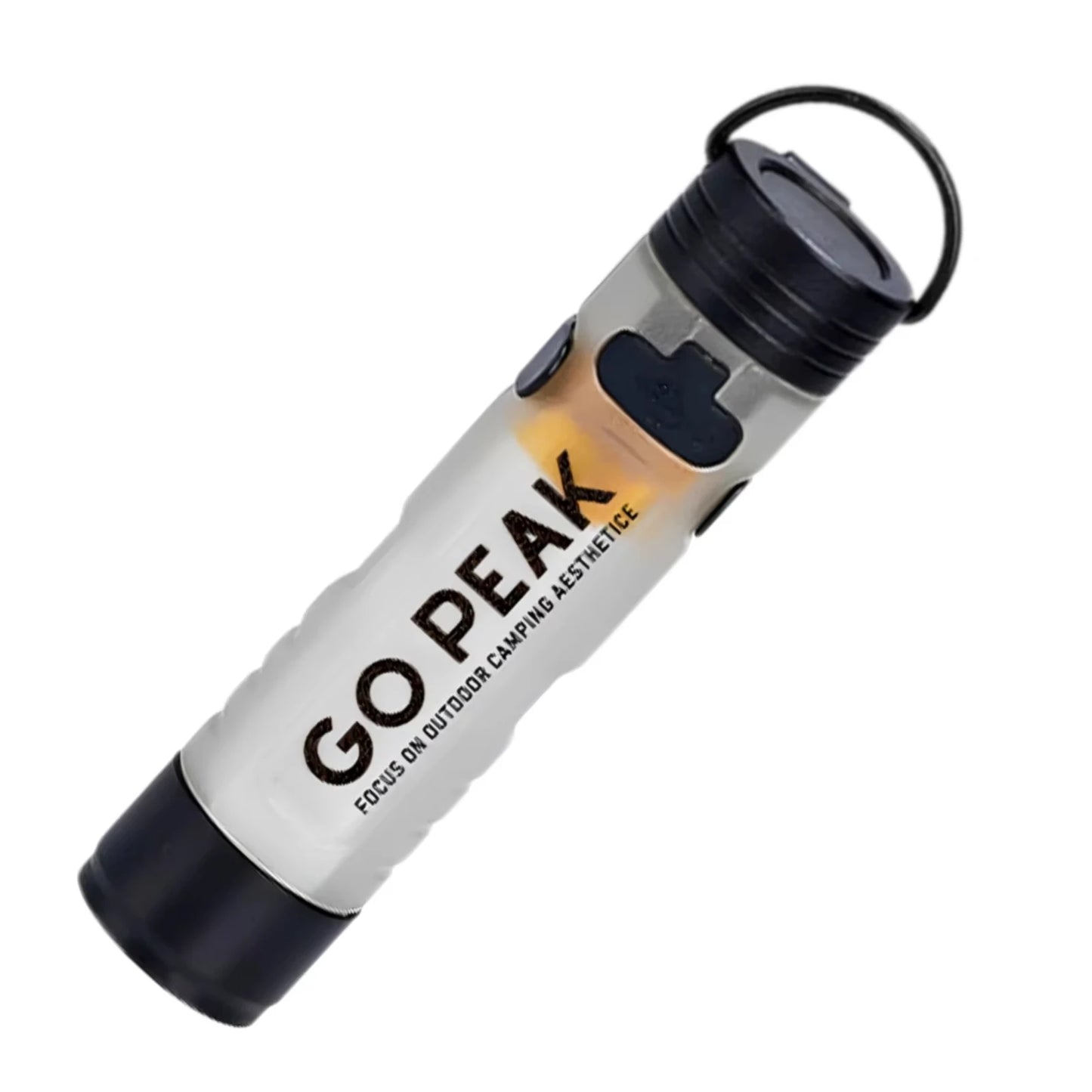 Mini lampe torche de poche Gopeak, LED extérieure, avec clip pour clés et casquette, torche 5050, longue autonomie, rechargeable par USB, pour randonnée, camping et sentiers d'urgence