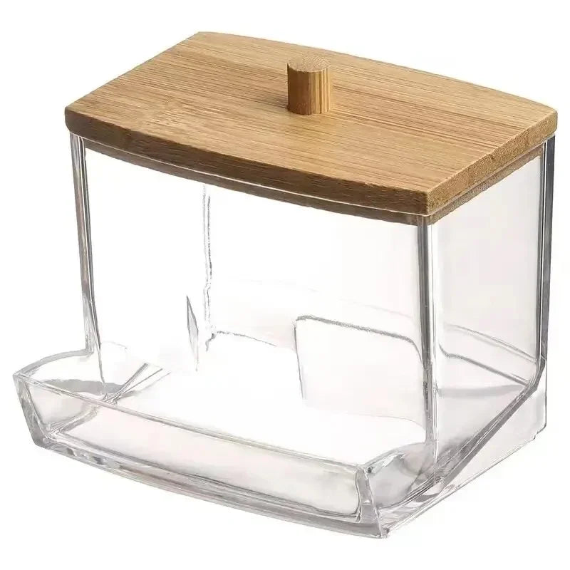 Boite de Rangement Coton-Tige — Organisateur Salle de Bain Pratique