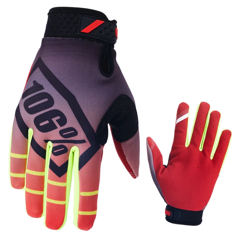 Guantes de moto con soporte para pantalla táctil para hombres y mujeres, deportes al aire libre, todoterreno, descenso, bicicleta de montaña, DH, MX, ATV