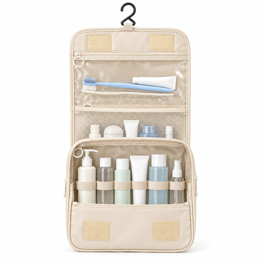Beige compartiments