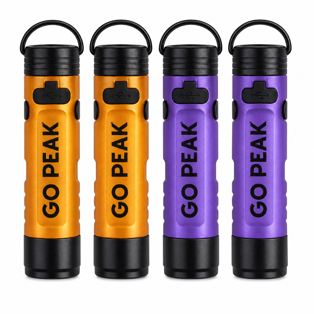 4 pièces : 2 dorées et 2 violettes