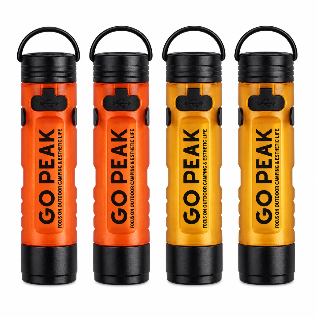 4 pièces : 2 orange et 2 dorées