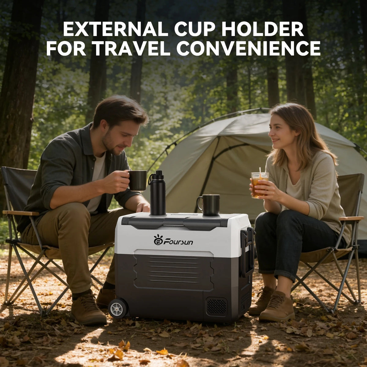 Réfrigérateur de voiture 21/25/35/45/55L — Bluetooth, application, compresseur portable, camping, voyage