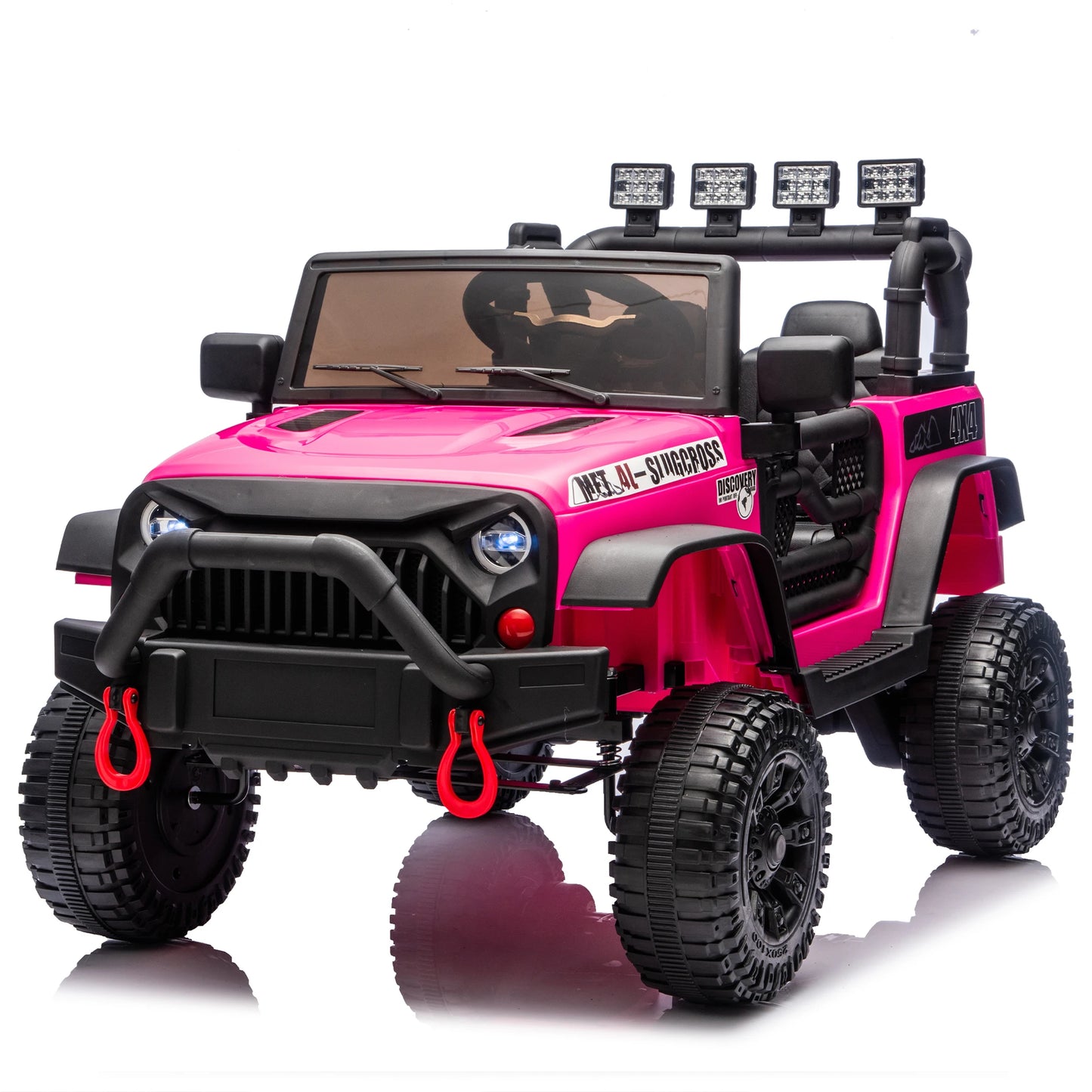 24V 400W Kids Ride-On Car, Parental Remote Control, 4-Wheel Suspension, Large Screen, Portable Handle, Seat Belt, for Ages 3 and Up