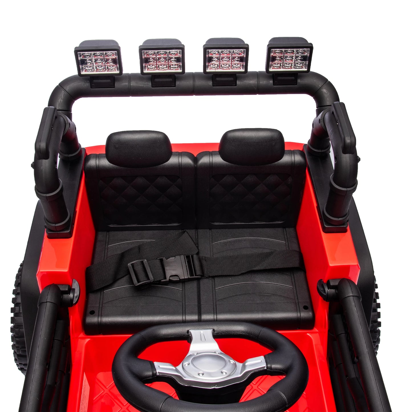 24V 400W Kids Ride-On Car, Parental Remote Control, 4-Wheel Suspension, Large Screen, Portable Handle, Seat Belt, for Ages 3 and Up