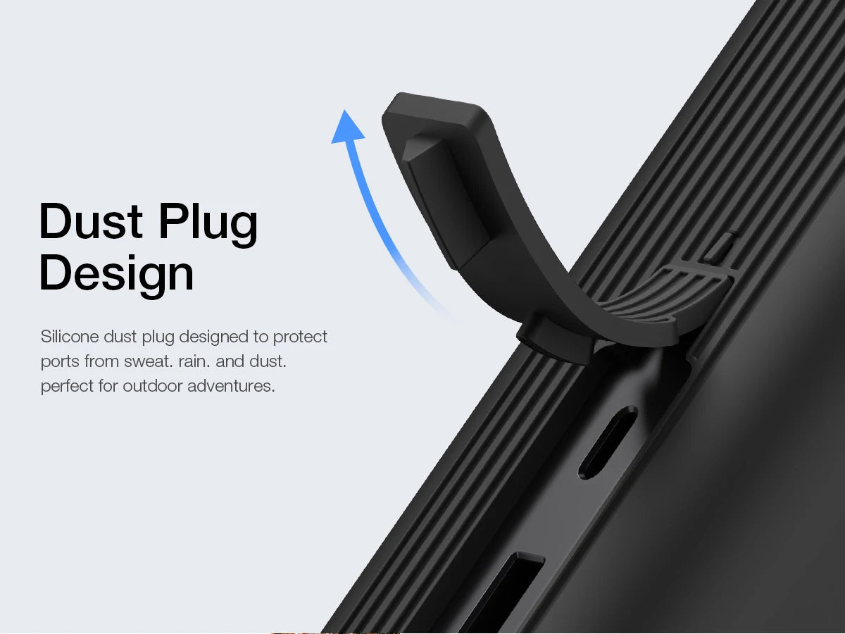 Étui en silicone pour Anker Zolo, 25000mAh, 165W, batterie externe, chargeur portable, étui de protection, étui de transport de voyage, TF, sac de rangement