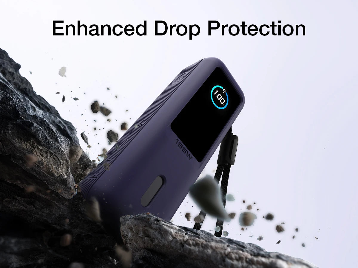 Étui de chargeur portable en silicone SIKAI pour Anker zolo 2in1165W PowerBank, housse antichoc