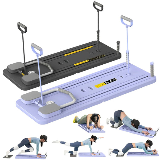 Planche de fitness multifonctionnelle, planche abdominale, plaque de pompes, planche de Pilates, planche Ab, Reformer, équipement d'entraînement de base pour le fitness