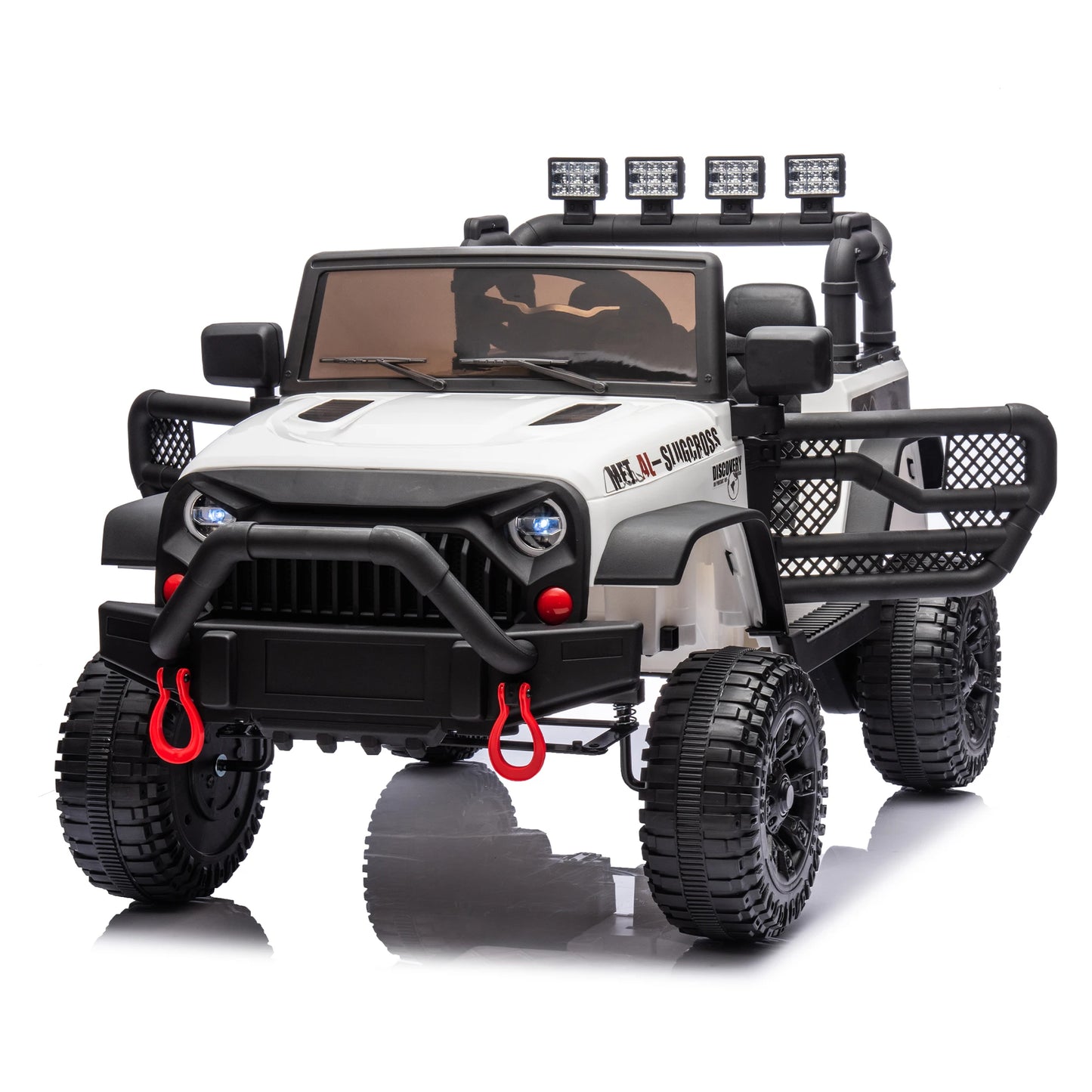 24V 400W Kids Ride-On Car, Parental Remote Control, 4-Wheel Suspension, Large Screen, Portable Handle, Seat Belt, for Ages 3 and Up