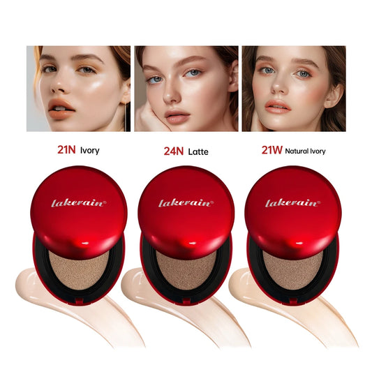 Waterproof Super Cushion Foundation, Long-lasting Brightening Cream for Women, Face Makeup Base, Korean Cosmetics