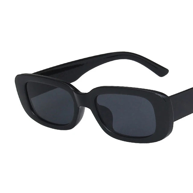 Lunettes de soleil carrées rétro vintage — petites, rectangulaires, voyage, femme