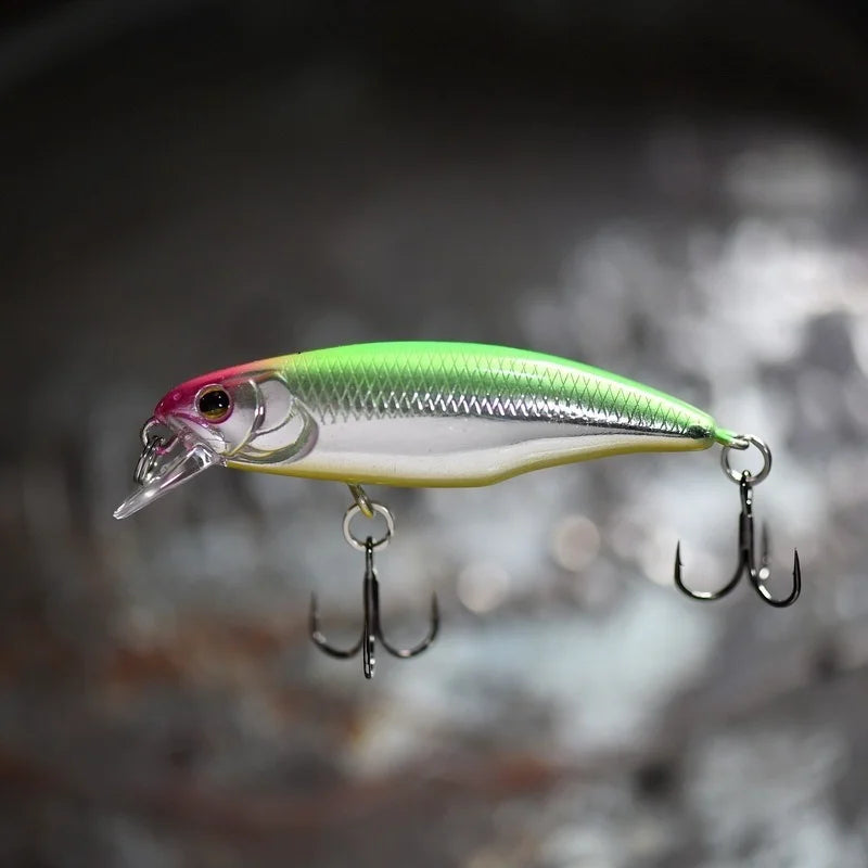 Japon modèle chaud coulant méné leurres de pêche 52mm 4.5g Jerkbait bar brochet Carkbait Wobblers nageur appât dur professionnel
