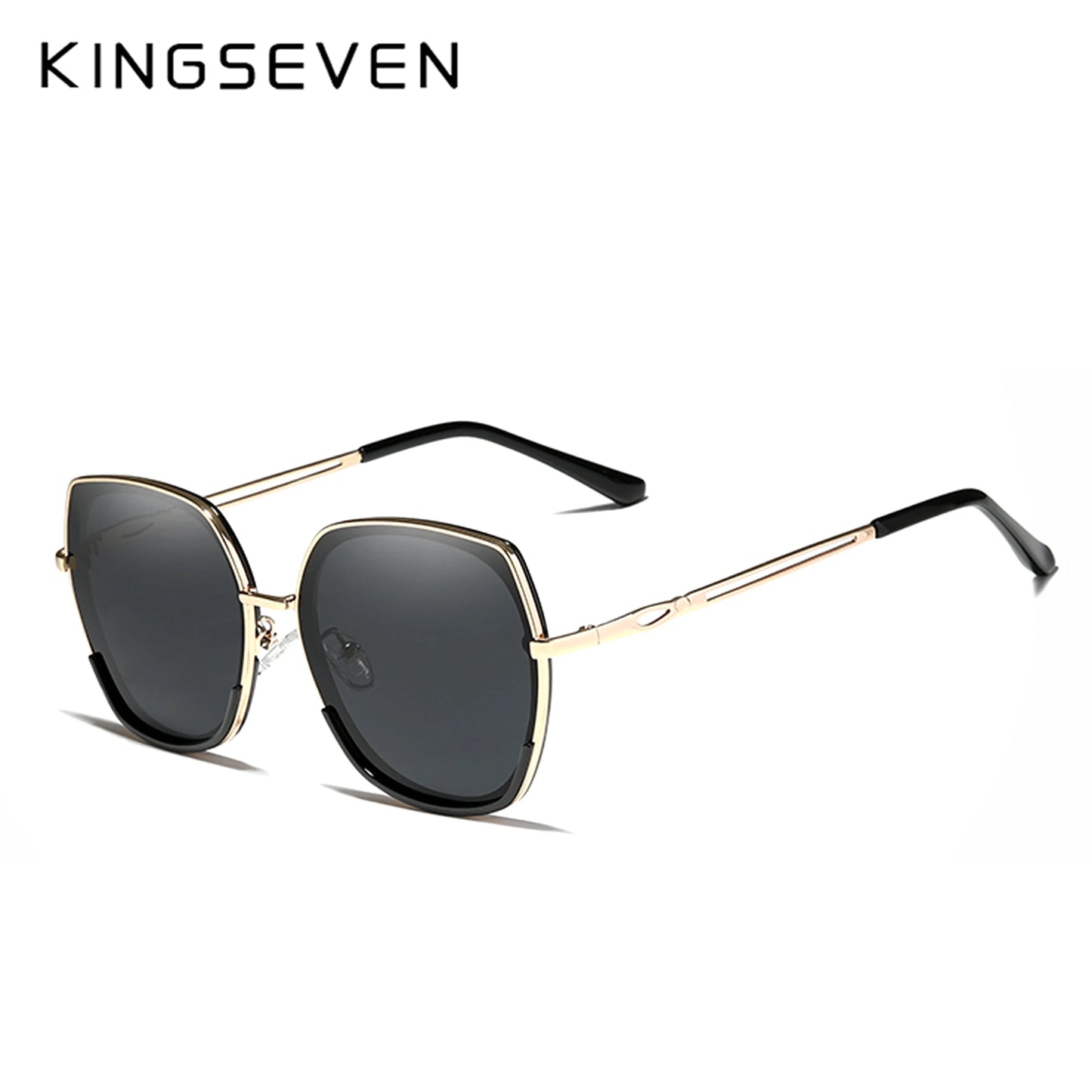 Lunettes de soleil femme style jeune polarisées dégradées — design élégant
