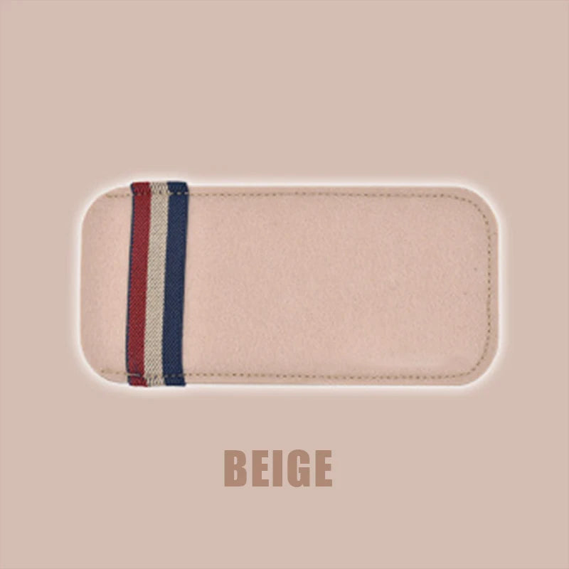 Estuche de fieltro para gafas de sol extragrande, bolsa de gafas de colores, estuche suave para gafas de montura LunUP, caja de gafas con banda elástica, compatible