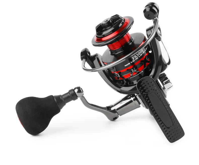 DEUKIO moulinet de pêche 2000-7000 traînée maximale 12KG moulinets de filature bobine en métal carretilhas de pesca moulinet pour accessoires de pêche pêche