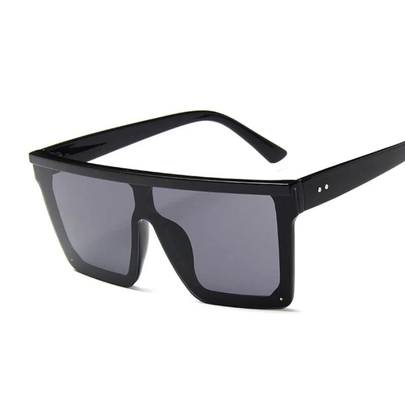 Respzed Shades-Vintage Retro Sunglasses for Men and Women, Black Square Sunglasses, Fashion Sunglasses
