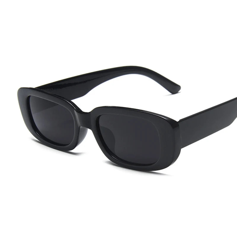 Lunettes de soleil carrées pour femmes — voyage, petit rectangle, mode, rétro, 2021