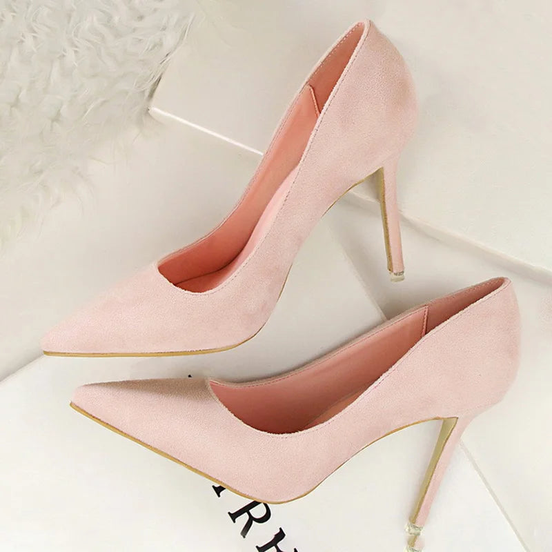 Escarpins à Talons Hauts Bout Pointu Femme — Élégance & Glamour