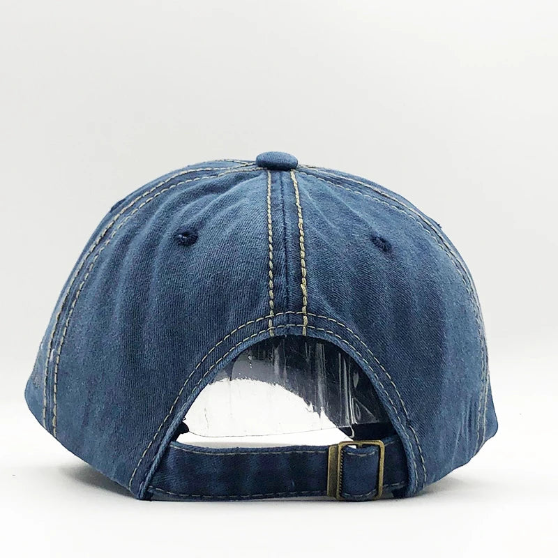 Casquette en coton pour hommes et femmes — chapeau arrière, os aviation requin, casual