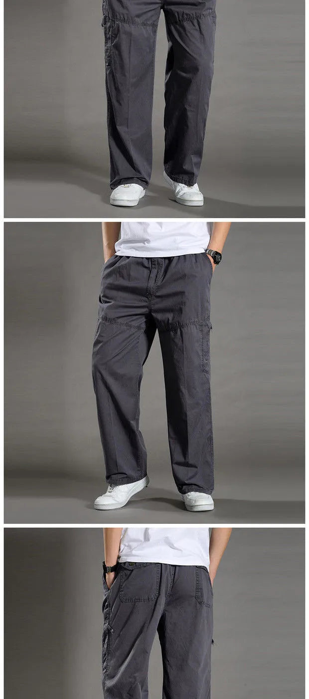 Pantalon Cargo homme été printemps coton vêtements de travail nouveau en grande taille 6XL décontracté escalade Joggers pantalons de survêtement Hombre automne pantalon
