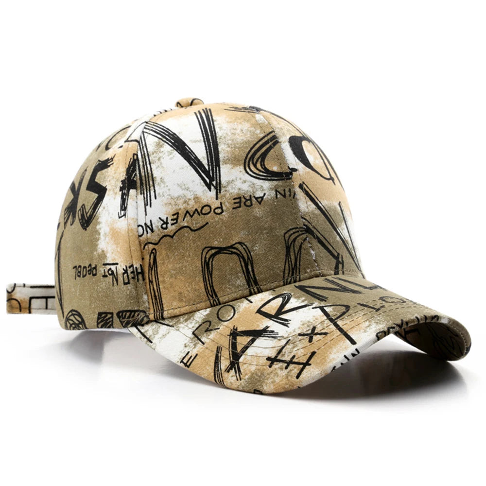 FS Black Red Graffiti Baseball Caps for Men Luxury Brand Women Hat Snapback Hip Hop Cap Street Trucker Hats Casquettes Men
