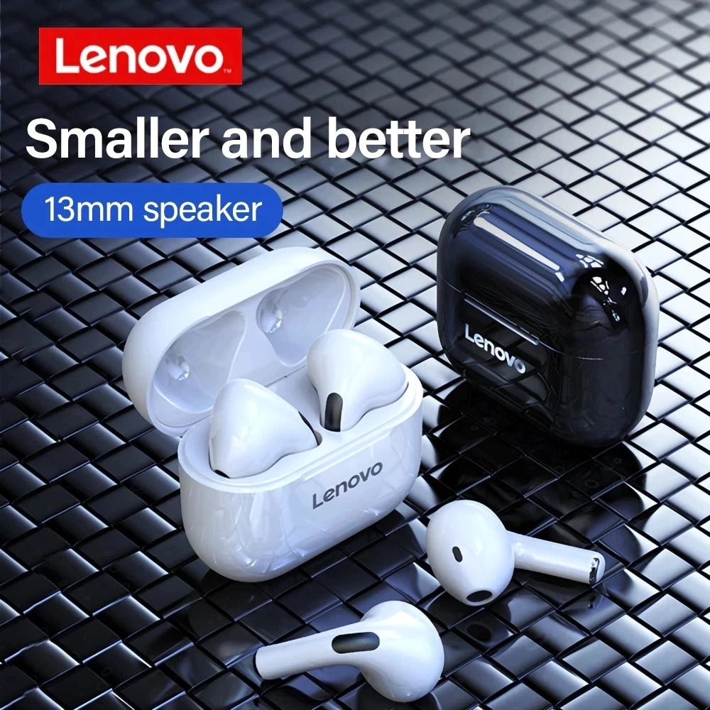 Original Lenovo LP40 Auriculares inalámbricos TWS Bluetooth Auriculares Control táctil Deporte Estéreo Auriculares para teléfono Android