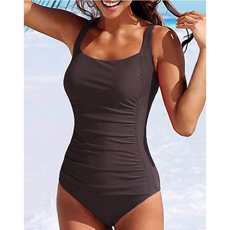 Maillot de bain une pièce Sexy pour femmes, Push Up, grande taille, contrôle du ventre, Monokini, vêtements de plage, Vintage, 2024