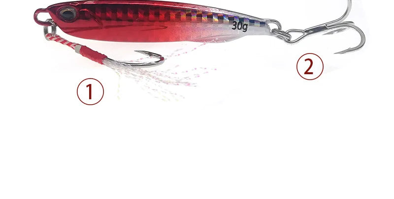 Leurre de Pêche Artificiel Japonais 10 à 50g — Appat Casting Bar & Poissons de Mer