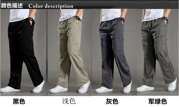 Pantalon Cargo homme été printemps coton vêtements de travail nouveau en grande taille 6XL décontracté escalade Joggers pantalons de survêtement Hombre automne pantalon
